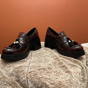 Shellys London Women's Platform Chunky Oxford - Size 9